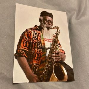 Supreme x Pharoah Sanders sticker decal